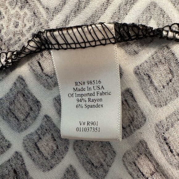 Coldwater Creek Womens Brown Multi Geometric Print Open Front Cardigan XS - Picture 6 of 8